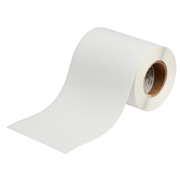 Chemical Resistant Cryogenic Polypropylene Continuous Labels for 2in Core InkJet Printers - 4in